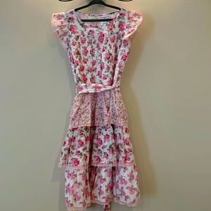 Love shack x American girl size 8 garden party dress